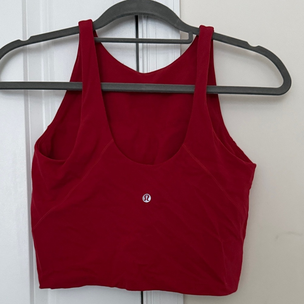 Lululemon Align High Neck Dark Red Tank Top